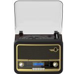 GRAMOFON ADAPTER RADIO CD MP3 BLUETOOTH COMBO PRO - adapter_combo_bush_classic_retro_record_player_-_black__gold_8528560_1.jpg