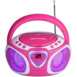 BOOMBOX ŚWIECI PRETY PINK CD RADIO FM/AM MP3 8651 - boombox_pretty_pink_cd_boombox_8358651.jpg