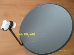 Czasza antena 85 cm + konwerter Golden - czasza85grafitprzodsingle1.jpg