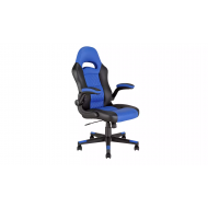 Ergonomiczne krzesło do gier Raptor ze sztucznej skóry Argos Home - niebieskie 4370 - gaming_chair_-_blue_9164370_1.jpg