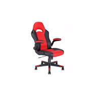 Ergonomiczne krzesło gamingowe Argos Home Raptor ze sztucznej skóry - czerwone 3176 - gaming_chair_-_red_9203176__1.jpg