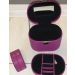 KUFEREK KASETKA NA BIŻUTERIĘ PRZENOŚNA PRETTY PINK JEWELLERY BOX ZAMYKANA NA KLUCZ SKÓRA 4744