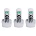 TELEFON BEZPRZEWODOWY VALUE RANGE CORDLESS 3 SŁUCHAWKI